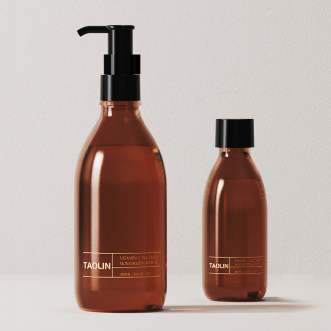 Round shoulder bottle